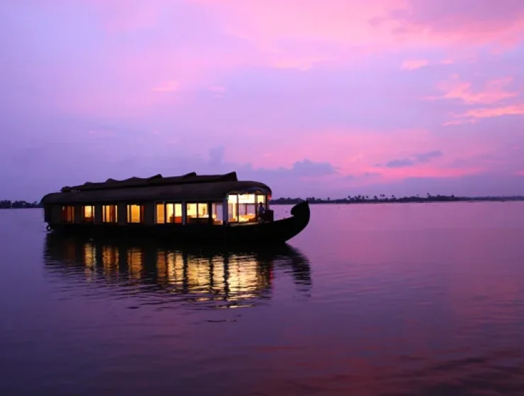 Cinnamon Bed at Cinnamon Houseboat  - Best Kerala Tour Package - Isha Tour