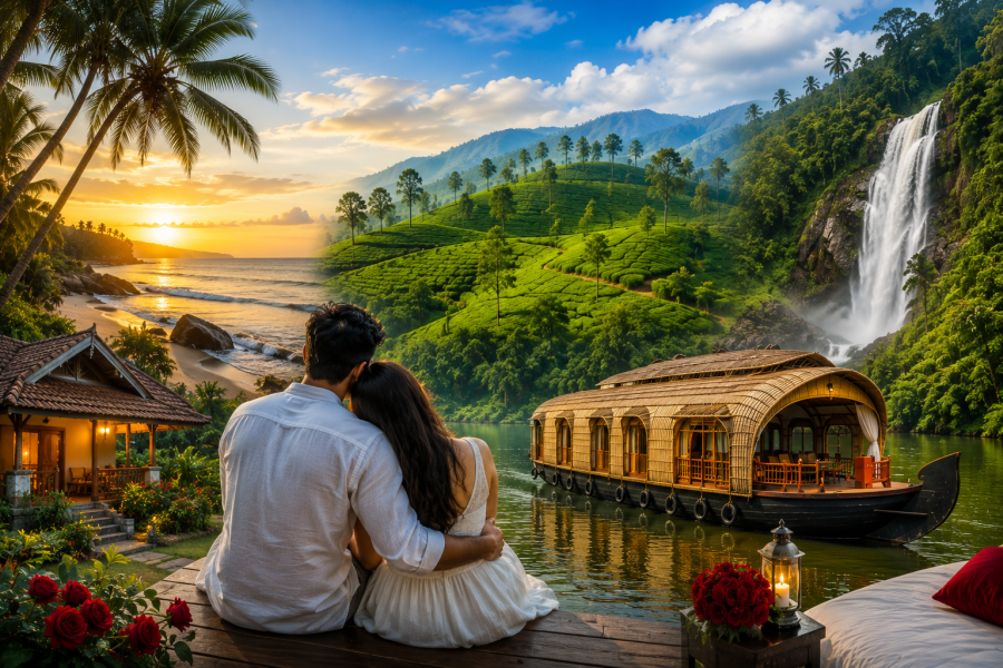 Kerala Honeymoon Package – 5 Nights / 6 Days