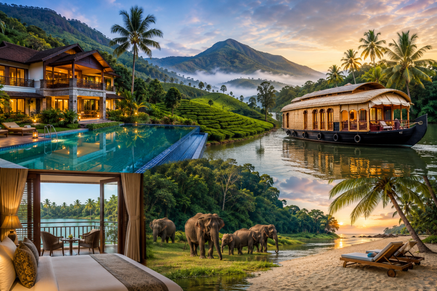 Kerala Luxury Travelers Package 7 Days / 6 Nights